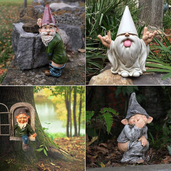 Gnome Statue -for Lawn Ornaments, Indoor or Outdoor Decorations