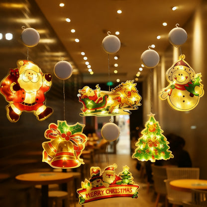 【ONLY $7.99 EACH】🎄Christmas Window Hanging Lights