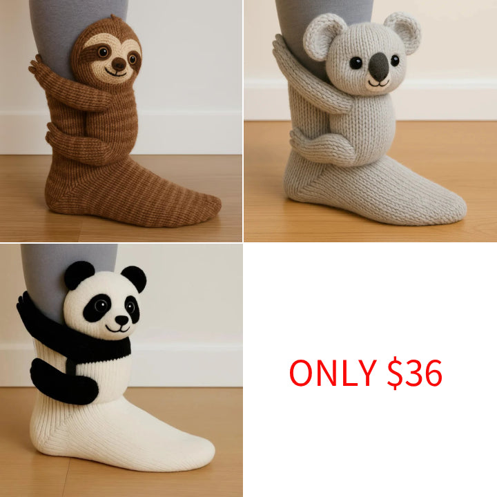 【ONLY $12.99 EACH】🔥HOT SALE🦥3D Animal Socks🧦