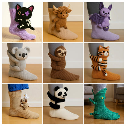 【ONLY $12.99 EACH】🔥HOT SALE🦥3D Animal Socks🧦