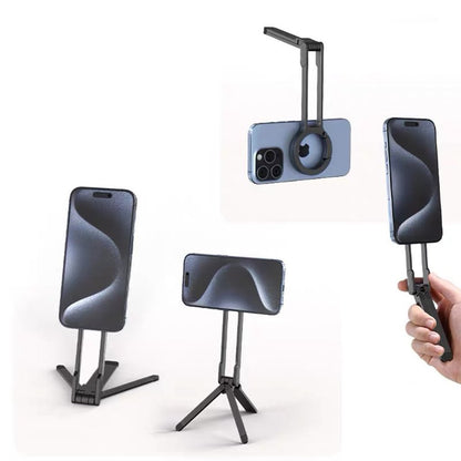 🔥HOT SALE🔥Magnetic Phone Tripod for iPhone, Portable Phone Holder Mini Tripod