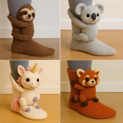 【ONLY $12.99 EACH】🔥HOT SALE🦥3D Animal Socks🧦