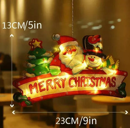 【ONLY $7.99 EACH】🎄Christmas Window Hanging Lights