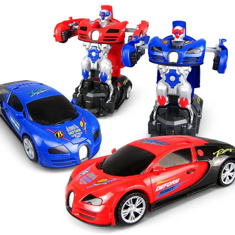 Electric Universal Deformation Police Toy Car