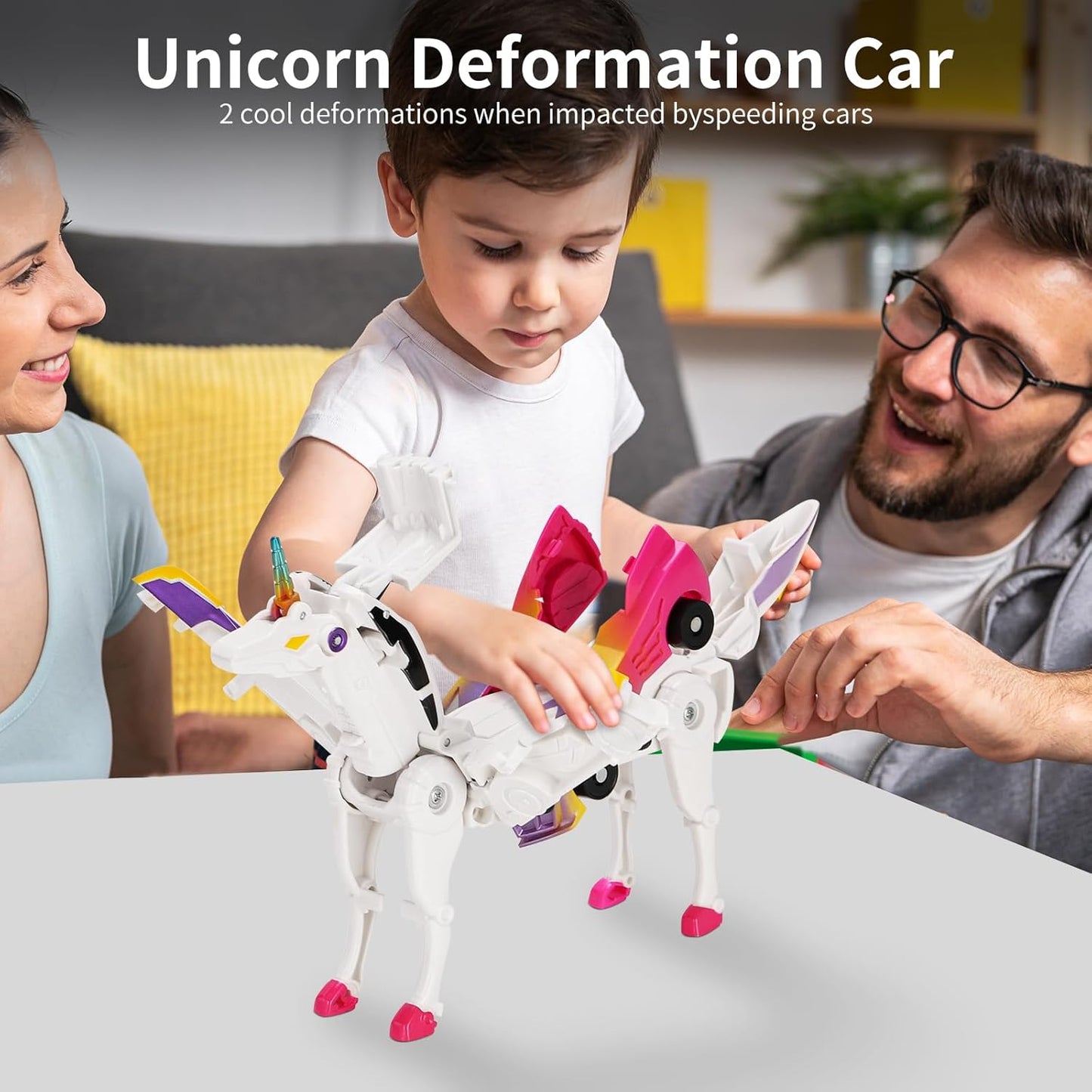 【ONLY $16.99】Car Toy A Transforming. When Two Cars Collide They Transform.