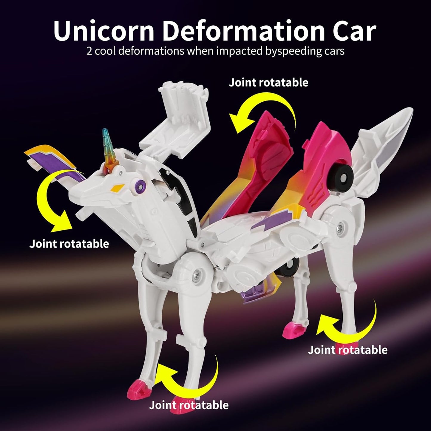 【ONLY $16.99】Car Toy A Transforming. When Two Cars Collide They Transform.
