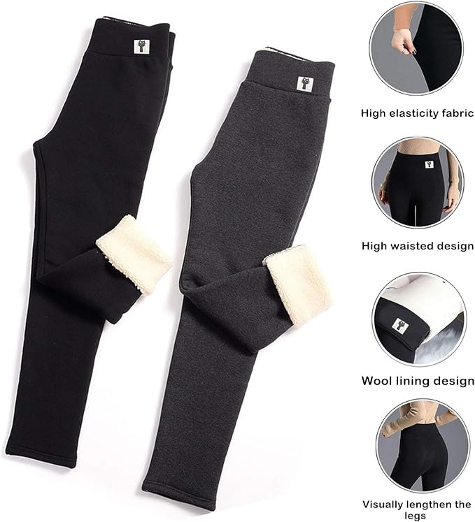 Winter Leggings – [45% OFF] ❄ Winter Thermal Leggings High Waisted Pants For Women