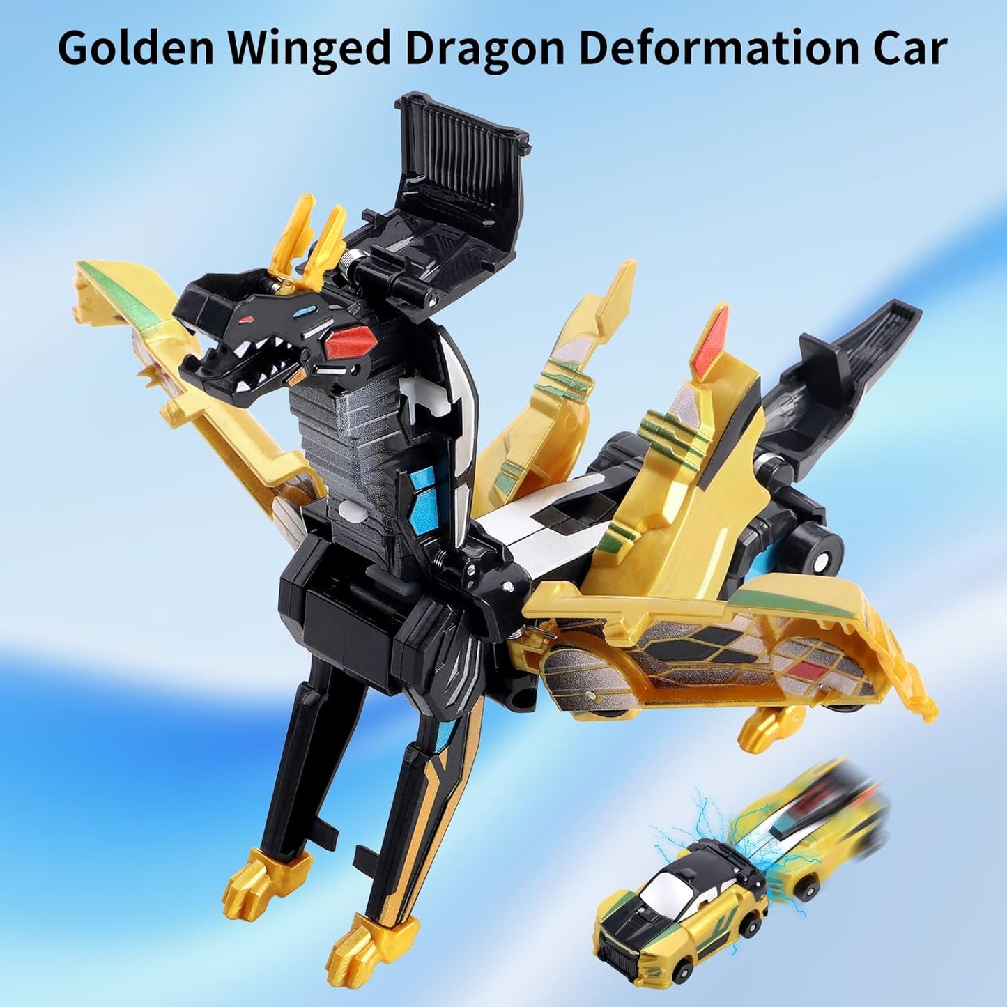 【ONLY $16.99】Car Toy A Transforming. When Two Cars Collide They Transform.