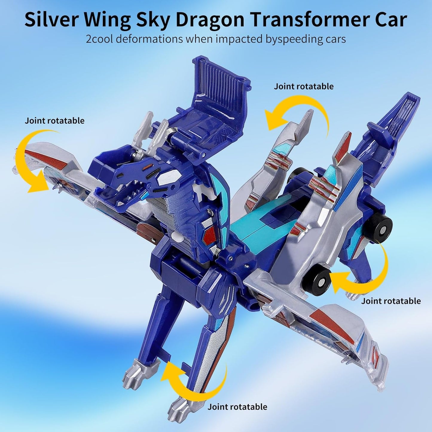 【ONLY $16.99】Car Toy A Transforming. When Two Cars Collide They Transform.