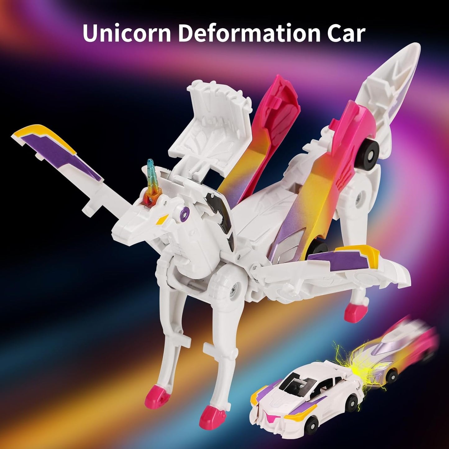 【ONLY $16.99】Car Toy A Transforming. When Two Cars Collide They Transform.