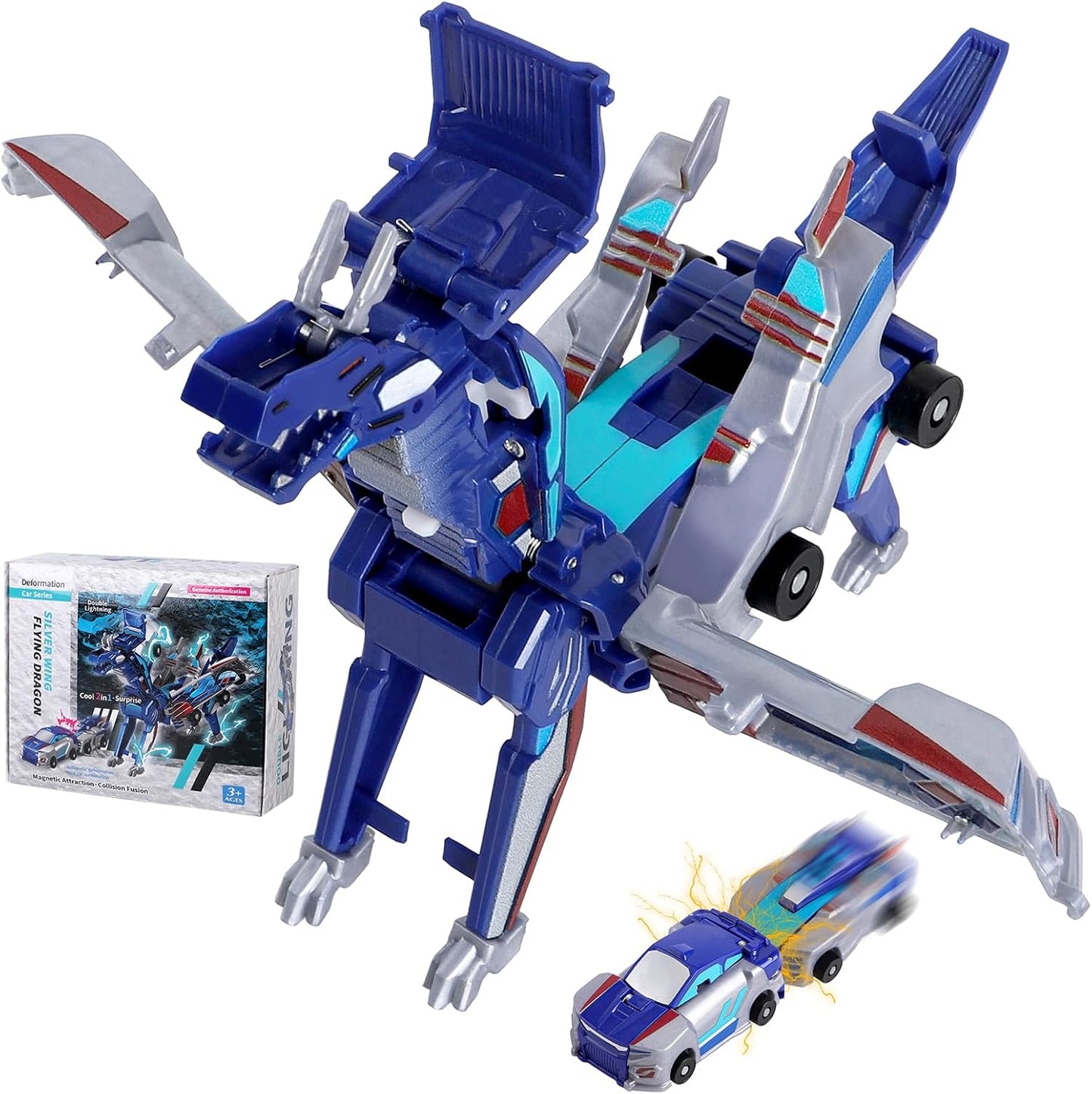 【ONLY $16.99】Car Toy A Transforming. When Two Cars Collide They Transform.