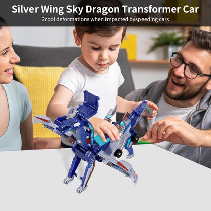 【ONLY $16.99】Car Toy A Transforming. When Two Cars Collide They Transform.