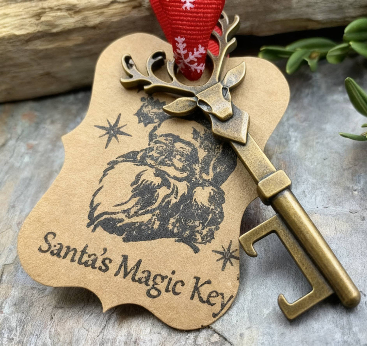 【ONLY $6.99】Santa’s Magic Key, Christmas Tree Ornament, Reindeer Key, Bottle Opener