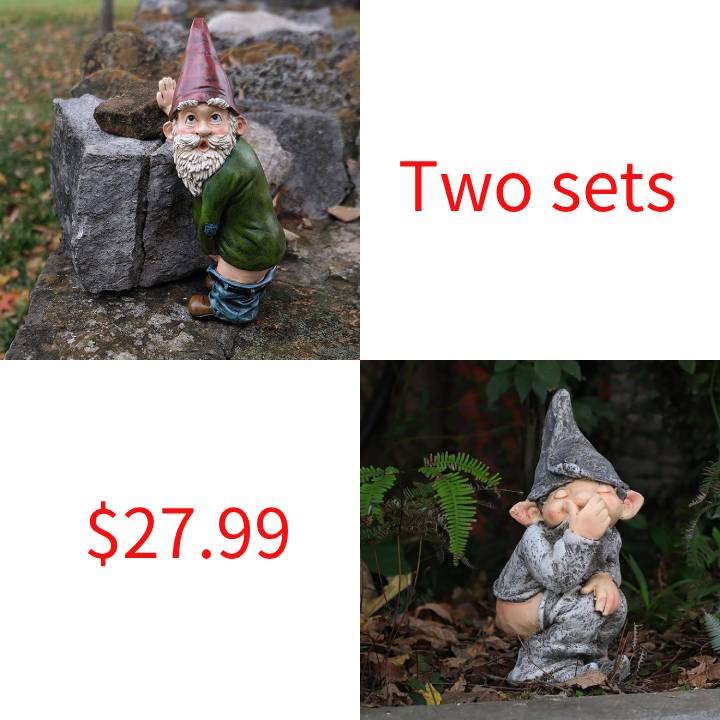Gnome Statue -for Lawn Ornaments, Indoor or Outdoor Decorations