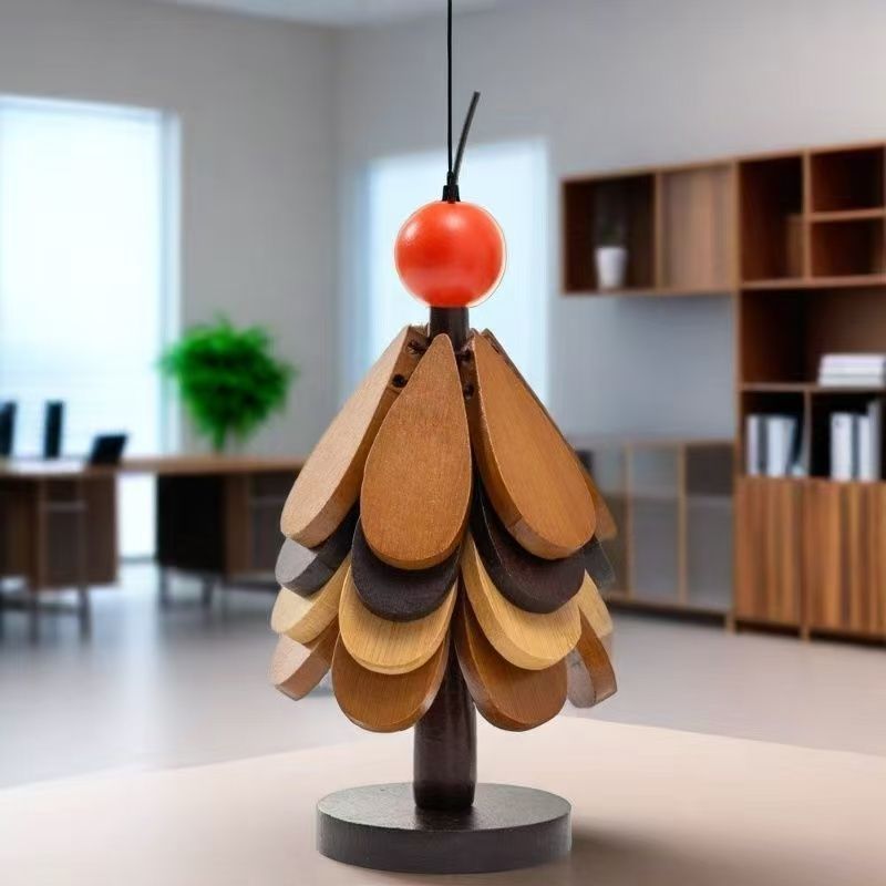 🎁Early Christmas Hot Sale 🎅Natural Tree Trivet Set -Stars&Apples