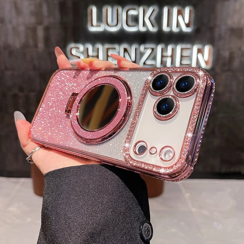 🔥New In Phone Case for iPhone 17 Series - Four Corners Air Cushion Anti-fall Case for iPhone with Invisible Ring Stand