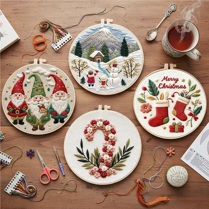 Christmas Embroidery KIT