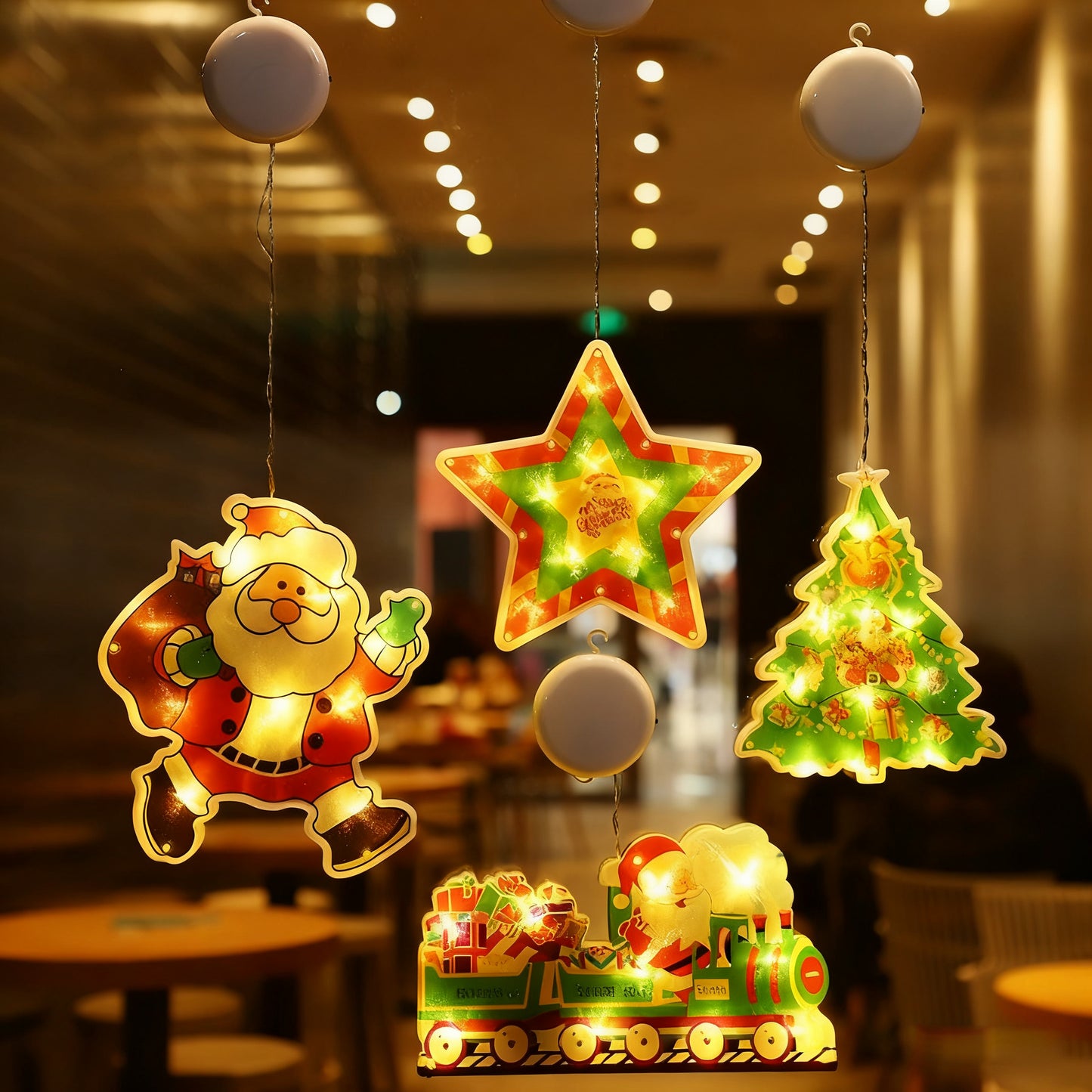 【ONLY $7.99 EACH】🎄Christmas Window Hanging Lights