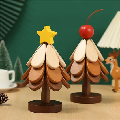 🎁Early Christmas Hot Sale 🎅Natural Tree Trivet Set -Stars&Apples