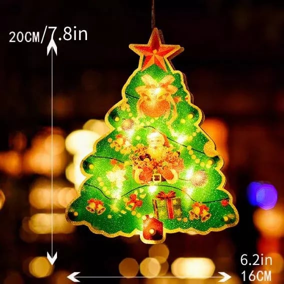 【ONLY $7.99 EACH】🎄Christmas Window Hanging Lights