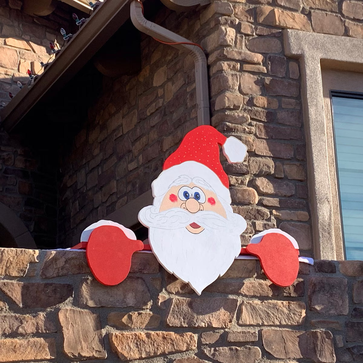 🔥Black Friday Mega Sale🎅Christmas Fence Peeker - outdoor holiday decoration sign