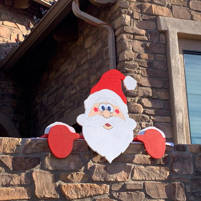 🔥Black Friday Mega Sale🎅Christmas Fence Peeker - outdoor holiday decoration sign