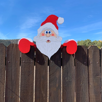 🔥Black Friday Mega Sale🎅Christmas Fence Peeker - outdoor holiday decoration sign