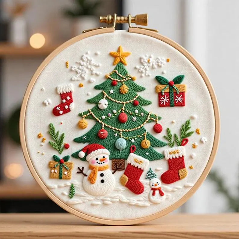 Christmas Embroidery KIT